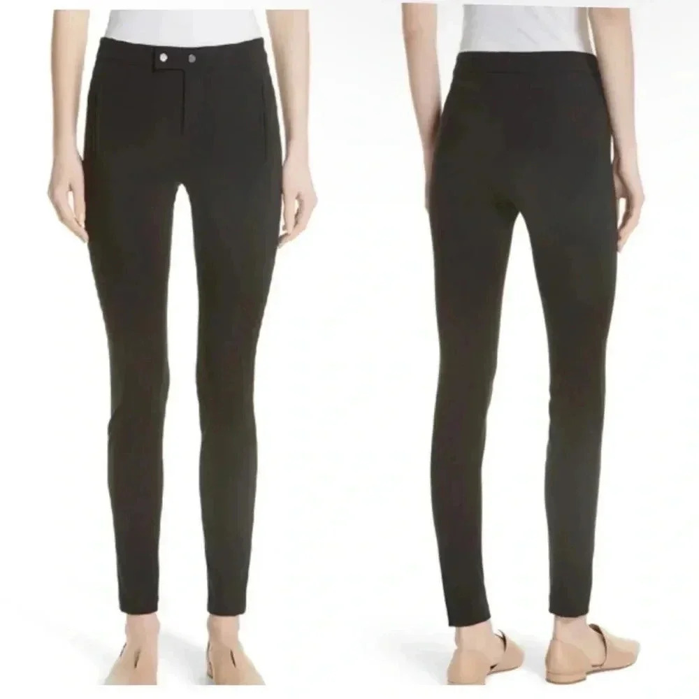 EUC Vince Skinny Ponte Ski Pants in Charcoal Size 8 Retail $255 Waist 32”